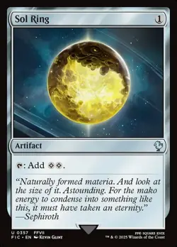 x4 Sol Ring (0357) U MTG Commander: Final Fantasy M/NM, English - Image 1
