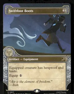 MTG TLE Swiftfoot Boots (Showcase) Normal NM - Image 1