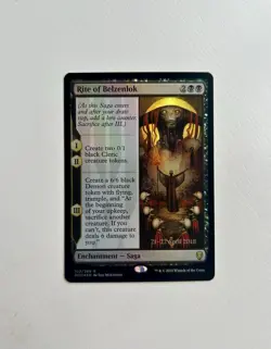 MTG: Rite of Belzenlok - Dominaria - Foil Prerelease Promo - Near Mint - Image 1