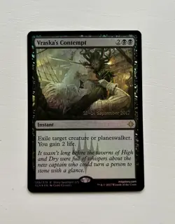 MTG: Vraska's Contempt - Ixalan - Foil Prerelease Promo - Near Mint - Image 1