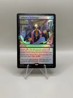 FOIL SPLINTER'S TECHNIQUE Teenage Mutant Ninja Turtles TMT Magic MTG R 0080 - Image 1