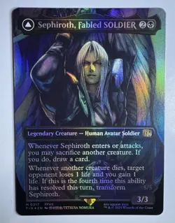 Sephiroth, Fabled SOLDIER (0317) (Borderless) Final Fantasy Foil - Image 1
