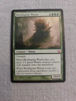 1x MTG Worldspine Wurm - The List Reprints (LIST) #140 - Magic the Gathering - Image 1