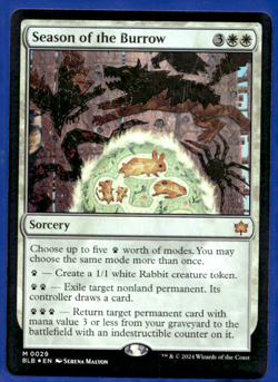 SEASON OF THE BURROW FOIL BLOOMBURROW BLB MYTHIC SORCERY MTG 29 - Image 1