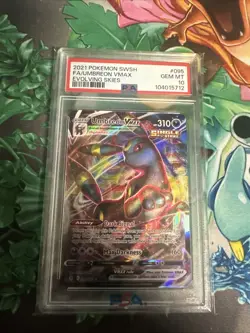 2021 Pokemon SWSH Evolving Skies Umbreon VMAX #095/203 PSA 10 - Image 1