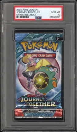 Pokemon Journey Together Iono’s Bellibolt Booster Pack Art PSA 10 Gem Mint - Image 1
