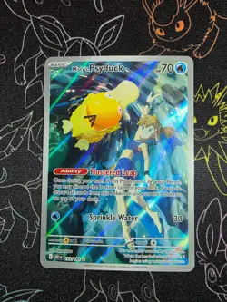 Misty's Psyduck Illustration Rare Pokemon TCG - SV10: Destined Rivals 193/182 NM - Image 1
