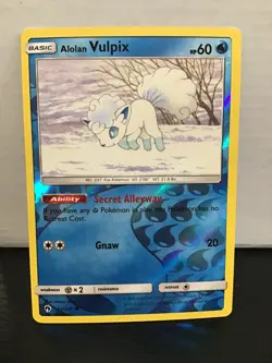 Alolan Vulpix 53/214 Reverse Holo Common Pokemon Lost Thunder - Image 1