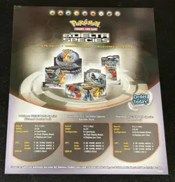 Vintage Pokemon TCG 2005 ex Delta Species Promotional Store Mini Poster 8.5 x 11 - Image 3