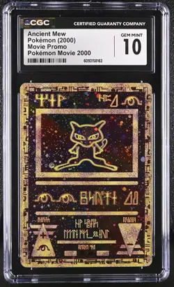 CGC 10 Gem Mint Ancient Mew Pokemon Movie 2000 Pokemon Movie Promo - Image 1