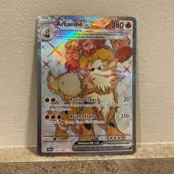 Arcanine ex 224/198 SV01: Scarlet & Violet Base Set Holo - Pokemon TCG 2023 - NM - Image 1
