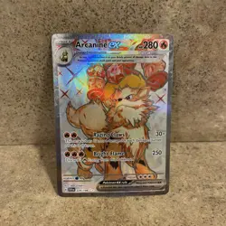 Arcanine ex 224/198 SV01: Scarlet & Violet Base Set Holo - Pokemon TCG 2023 - NM - Image 2