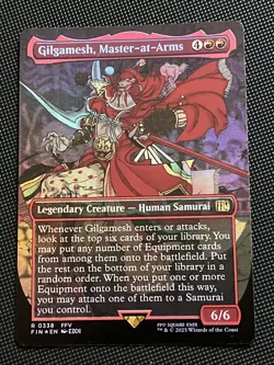 Gilgamesh, Master-at-Arms (Borderless) Final Fantasy Foil - Image 1