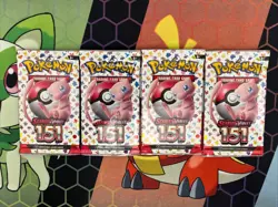 Sealed Pokemon 151 Booster Packs LOT x4 - SV: Scarlet & Violet 151 - Image 1