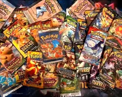 Mystery Pokemon Booster Pack 1st Edition Base Set WOTC Vintage Modern TCG Sealed - Image 2