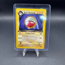 Dark Electrode 1st Edition Pokemon Team Rocket 34/82 Uncommon Vintage NM - Image 1