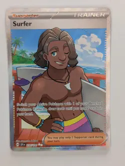 Surfer - 235/191 - Pokemon Surging Sparks Full Art Ultra Rare NM - Image 1