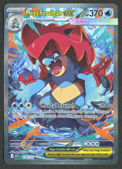 Pokemon TCG Mega Feraligatr EX 274/217 Ascended Heroes Special Illustration Rare - Image 1