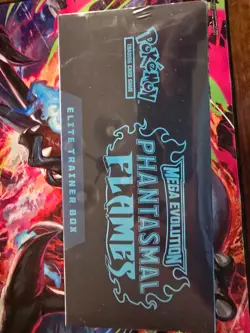 Pokemon TCG Mega Evolution Phantasmal Flames Elite Trainer Box New Sealed - Image 2