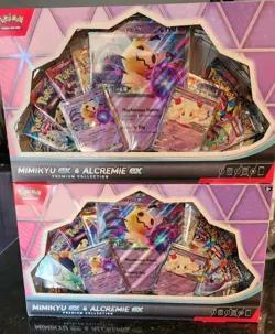 🔥🔥Pokemon TCG: Mimikyu ex & Alcremie ex Premium Collection Box x2 New 🔥🔥 - Image 1