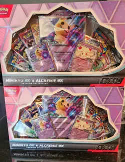 🔥🔥Pokemon TCG: Mimikyu ex & Alcremie ex Premium Collection Box x2 New 🔥🔥 - Image 2