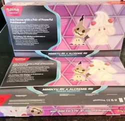 🔥🔥Pokemon TCG: Mimikyu ex & Alcremie ex Premium Collection Box x2 New 🔥🔥 - Image 3