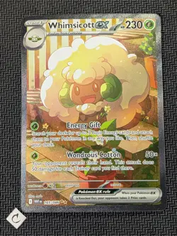 Whimsicott ex 165/086 - White Flare Special Illustration Rare Pokemon TCG NM - Image 1