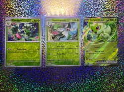 Pokemon TCG: Promo 087 Sprigatito ex; Reverse Holo 017/159 Floragato - Image 1