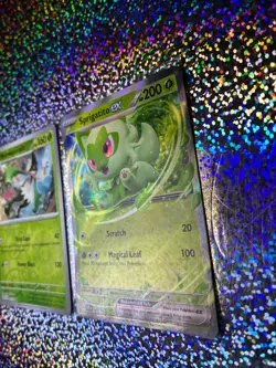 Pokemon TCG: Promo 087 Sprigatito ex; Reverse Holo 017/159 Floragato - Image 4