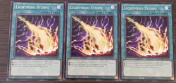 Lightning Storm X3 - MZMU-EN116 - 1st Rare NM Yugioh - Image 1