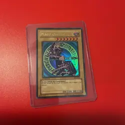 YuGiOh! Yu Gi Oh Dark Magician 1st Ed Ultra Rare BIY-S006 Spanish Mago Oscuro LP - Image 1