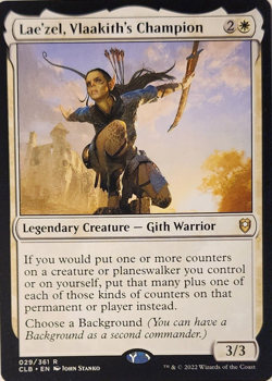 MTG - Lae'zel, Vlaakith's Champion - CLB 029/361 - Battle for Baldur's Gate - Image 1