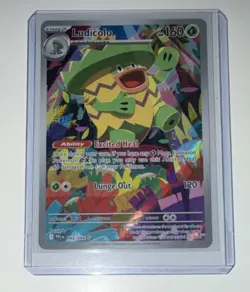 Pokemon Ludicolo 095/094 Me02: Phantasmal Flames Illustration Rare Holo Card - Image 1