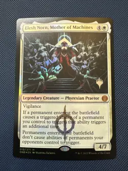 MTG Elesh Norn, Mother of Machines - Promo Pack: Phyrexia (PPONE) NM Foil - Image 1