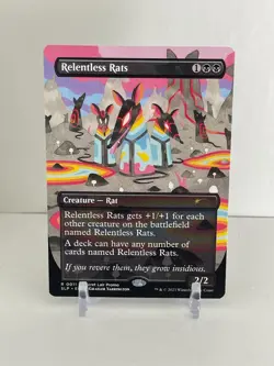 BORDERLESS Relentless Rats | Secret Lair Drop Showdown | MTG - Image 1