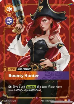 Miss Fortune - Bounty Hunter [OGN - 267/298] - LP [Foil] TCG Riftbound - Image 1