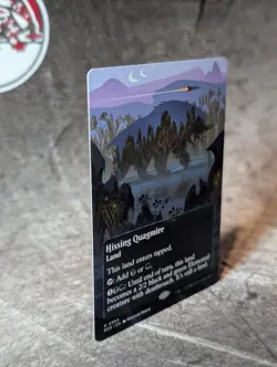 MTG Hissing Quagmire, Borderless Poster, #0064, EOE, Pack Fresh NM, Rare Land - Image 2