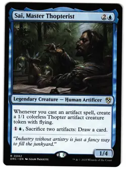 Sai, Master Thopterist 82 - NM - Commander: Aetherdrift R - Image 1