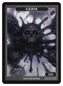 Germ 0/0 Token Artist Matthew Stawicki MTG Magic Token Givememana - Image 1