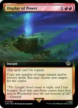 MTG - Display of Power - Surge Foil - Lord of the Rings - Magic the Gathering - Image 1