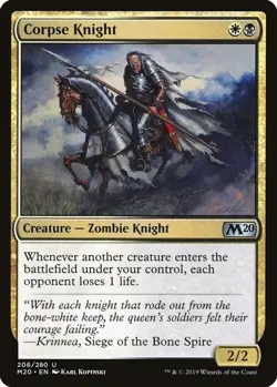1x CORPSE KNIGHT- M20 - MTG - Magic the Gathering - Image 1