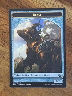 Colorless Tokens Token - MTG Magic the Gathering - Near Mint or Light Play - Image 2