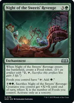 x1 Night of the Sweets' Revenge - Wilds of Eldraine - NM - MTG - Image 1