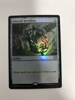 Emerald Medallion Foil MTG Magic the Gathering Card NM Near Mint CMM - Image 1