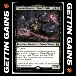 Savanti Romero, Time's Exile - 0072 - R - Non-Foil - TMNT - MTG - NM/M - Image 1