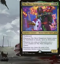 The Most Dangerous Gamer Commander Deck MTG Ready-to-Play Theme Park Attractions - Image 1