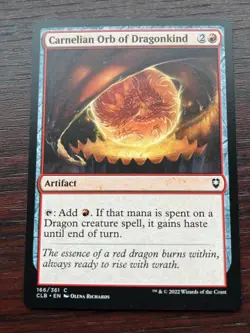 1x CARNELIAN ORB OF DRAGONKIND - Commander - MTG - Magic the Gathering - Image 1