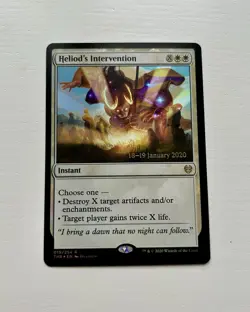 MTG: Heliod's Intervention - Foil Prerelease Promo - Theros Beyond Death - NM - Image 1