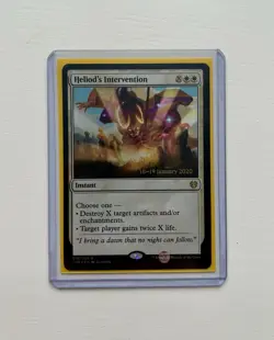 MTG: Heliod's Intervention - Foil Prerelease Promo - Theros Beyond Death - NM - Image 3