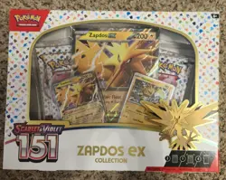Pokemon TCG Scarlet & Violet 151 Factory Sealed Zapdos Ex Collection Box - Image 5